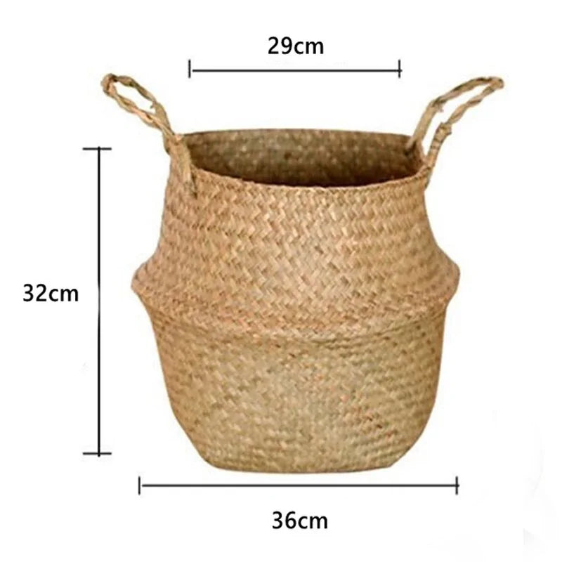 Seagrass Hanging Planter Basket - KENDRI SHOP
