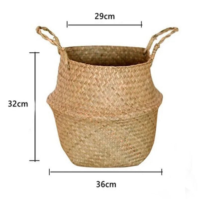 Seagrass Hanging Planter Basket - KENDRI SHOP