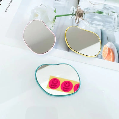 Irregular Decorative Compact Makeup Mirror and Phone Holder - KENDRI SHOP