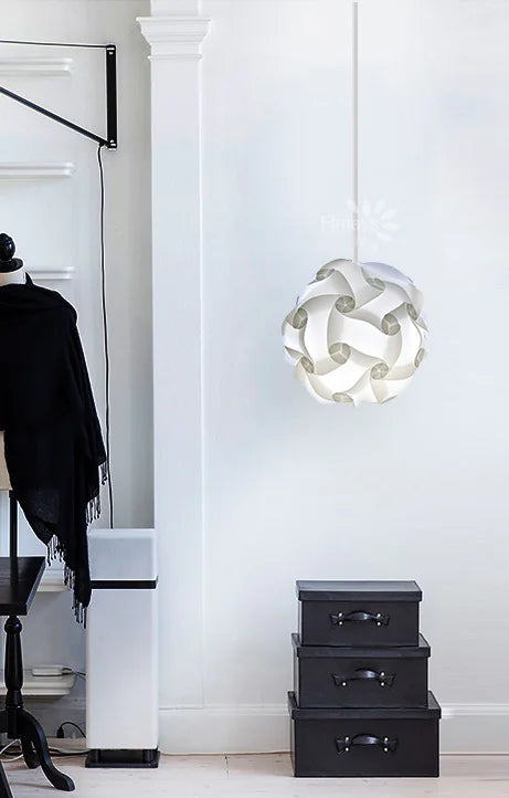 Modern DIY Creative Pendant Light with PP Shade - KENDRI SHOP