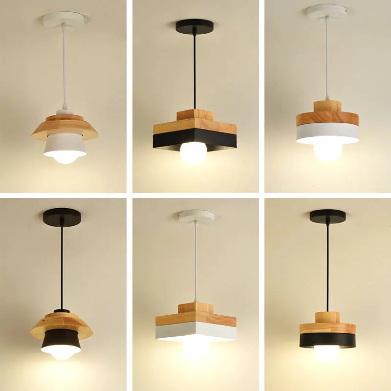 Modern Style Wooden Acorn Chandelier - KENDRI SHOP