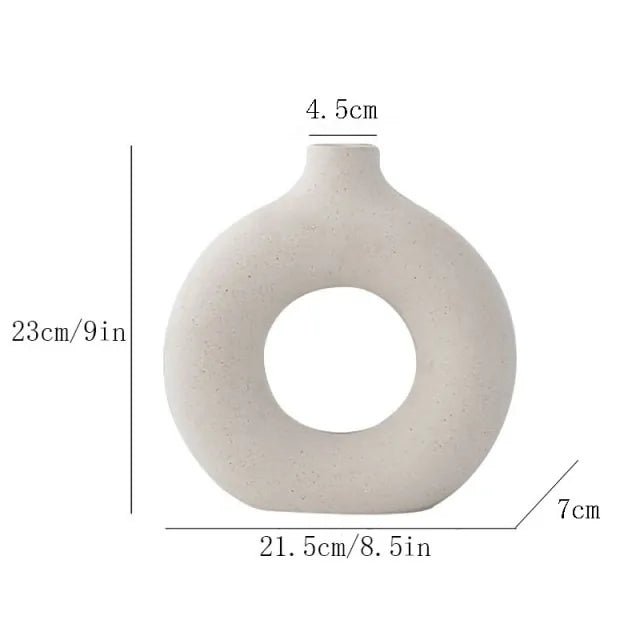 Ceramic Flower Vase - KENDRI SHOP