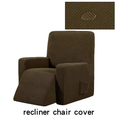 Waterproof Checkered Elastic Sofa Cover for Recliners - KENDRI SHOP