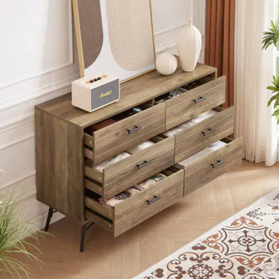 6-drawer Cabinet TV Stand - KENDRI SHOP