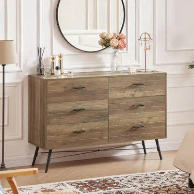 6-drawer Cabinet TV Stand - KENDRI SHOP