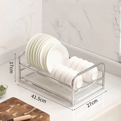 Dishware Storage Rack for Kitchen Shelves and Cupboard - KENDRI SHOP