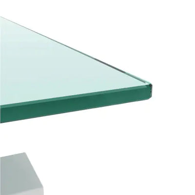 White Coffee Table, Clear Coffee Table, Modern Side Center Tables For Living Room, Living Room Furniture - KENDRI SHOP