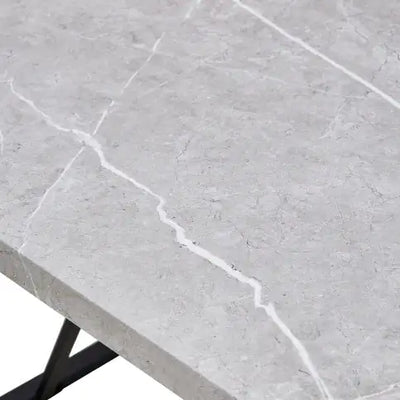 Modern Dining Table, 55 Inch Kitchen Table For 4 People, Rectangular Dinner Table For Dining Room, Home Office, Living Room Furniture, Easy Assembly, - KENDRI SHOP