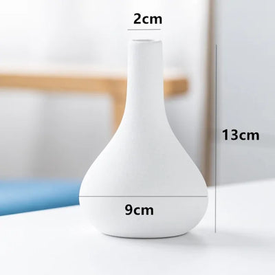 Mediterranean Frosted Ceramic Vase - KENDRI SHOP