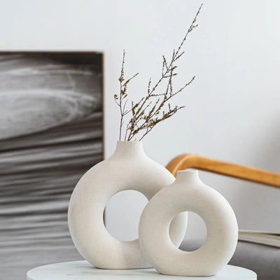 Ceramic Flower Vase - KENDRI SHOP
