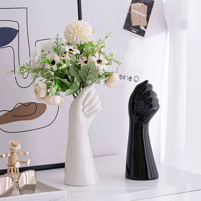Ceramic Hand Vase - KENDRI SHOP
