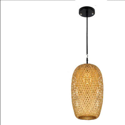 Bamboo Woven Chandelier - KENDRI SHOP