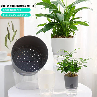 Handmade 2 Layer Self Watering Planter - KENDRI SHOP