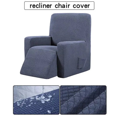 Waterproof Checkered Elastic Sofa Cover for Recliners - KENDRI SHOP