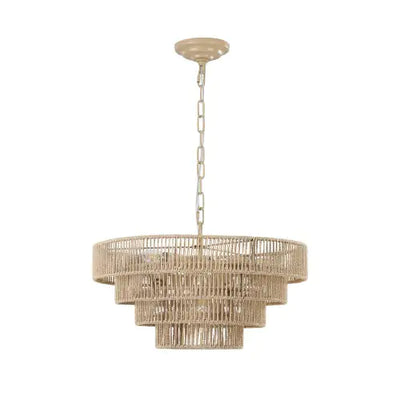 Bohemian Woven Chandelier -Unavailable Platform- Temu - KENDRI SHOP