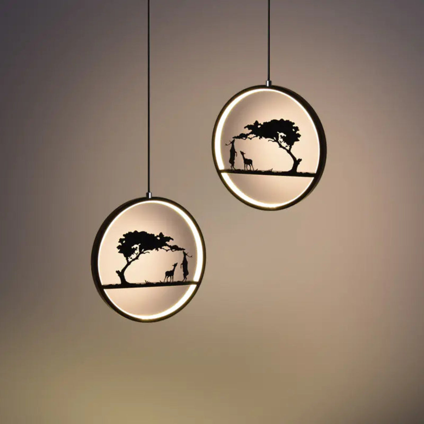 Creative Deer Pendant Light for Modern Nordic Dining - KENDRI SHOP