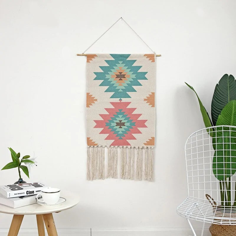 Hanging Backdrop Geometric TapestryHanging Backdrop Geometric Tapestry