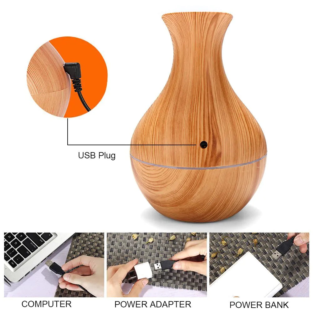 LED Ultrasonic Aromatherapy Essential Oil Diffuser - KENDRI SHOP
