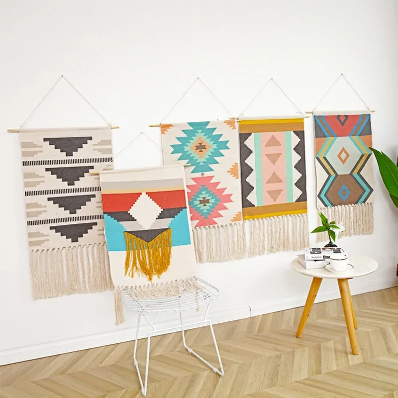 Hanging Backdrop Geometric TapestryHanging Backdrop Geometric Tapestry