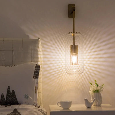 Modern Glass Wall Light Sconce Decorative LED Mirror - KENDRI SHOP