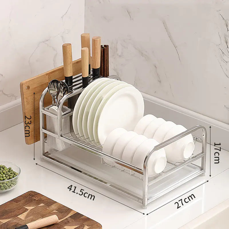 Dishware Storage Rack for Kitchen Shelves and Cupboard - KENDRI SHOP