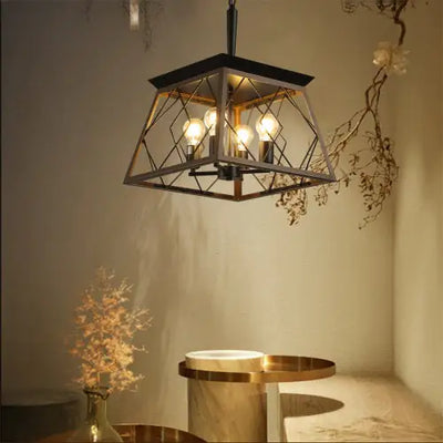 Farmhouse Chandelier 4 Lights Vintage Antique Chandelier Lamps -no Bulbs-Unusable Platform - Temu - KENDRI SHOP