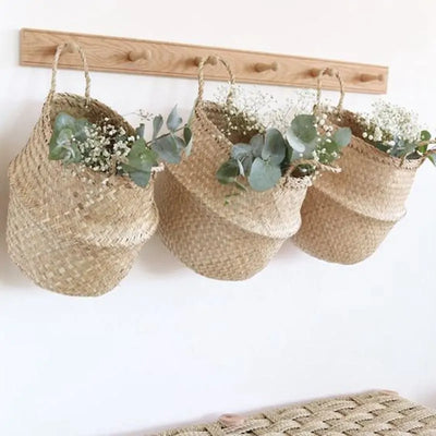 Seagrass Hanging Planter Basket - KENDRI SHOP