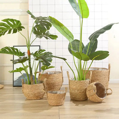 Seagrass Hanging Planter Basket - KENDRI SHOP