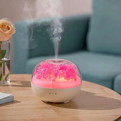Eternal Flower aromatherapy ultrasonic essential oil diffuser - KENDRI SHOP