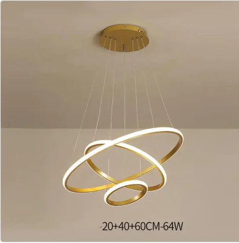 Living Room Chandelier Dining Room Lamp Intelligent Simple Household Chandelier - KENDRI SHOP