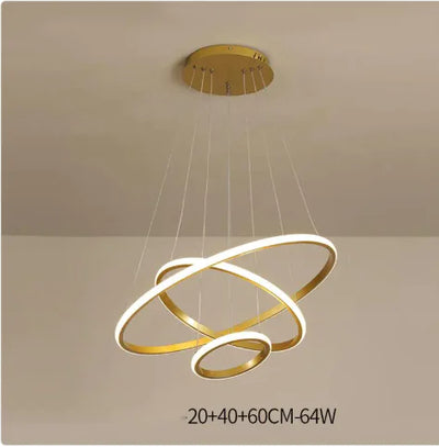 Living Room Chandelier Dining Room Lamp Intelligent Simple Household Chandelier - KENDRI SHOP