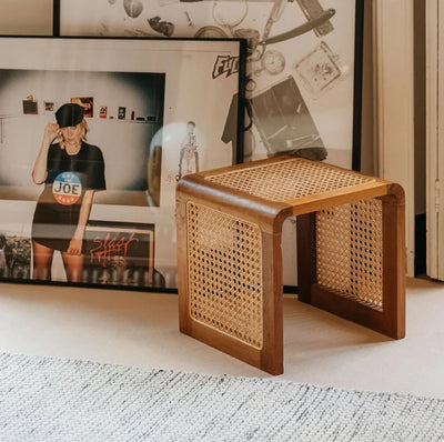 Zen Craft Woven Wood Coffee Table - KENDRI SHOP