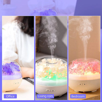 Eternal Flower aromatherapy ultrasonic essential oil diffuser - KENDRI SHOP