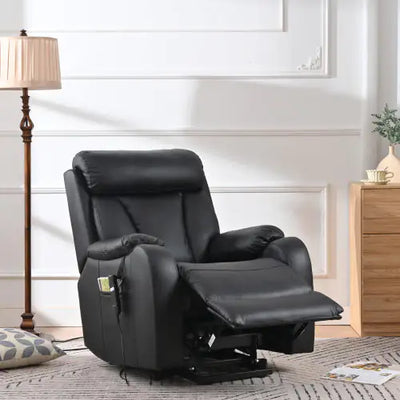 Electric Lift Recliners, PU Recliners For The Elderly, Home Theater Seats, Living Room Chairs, Side Bags, Remote Controls - KENDRI SHOP