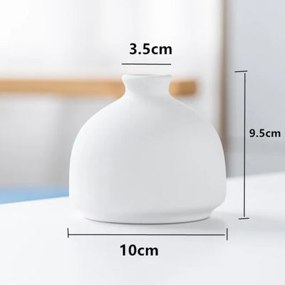 Mediterranean Frosted Ceramic Vase - KENDRI SHOP