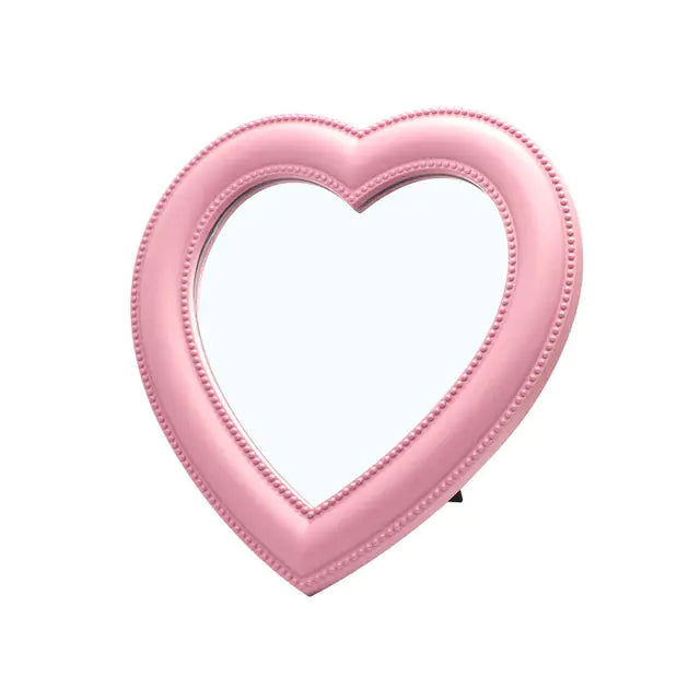 Heart-Shaped Wall-Mounted Tabletop Decorative Mirror - KENDRI SHOP