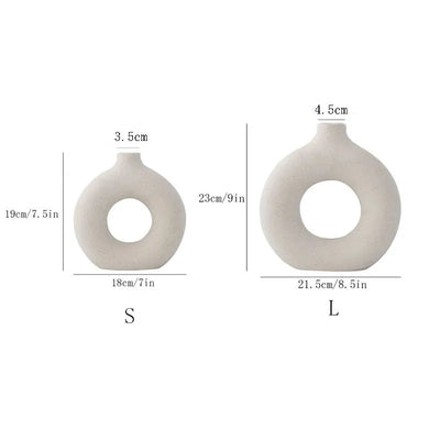 Ceramic Flower Vase - KENDRI SHOP