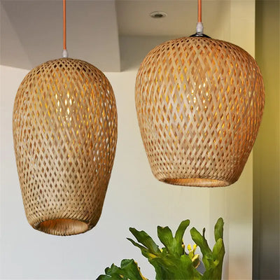 Bamboo Three-Head Pendant Light for Modern Interiors - KENDRI SHOP