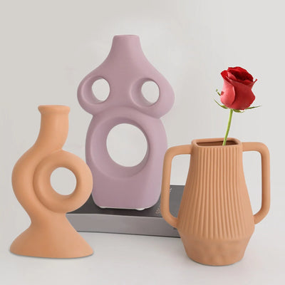 Ceramic Flower Vase - KENDRI SHOP