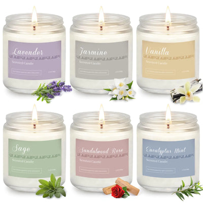 6 Pack Candles