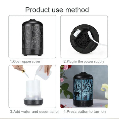 Ultrasonic Air Humidifier Forest Deer Aroma Diffuser - KENDRI SHOP