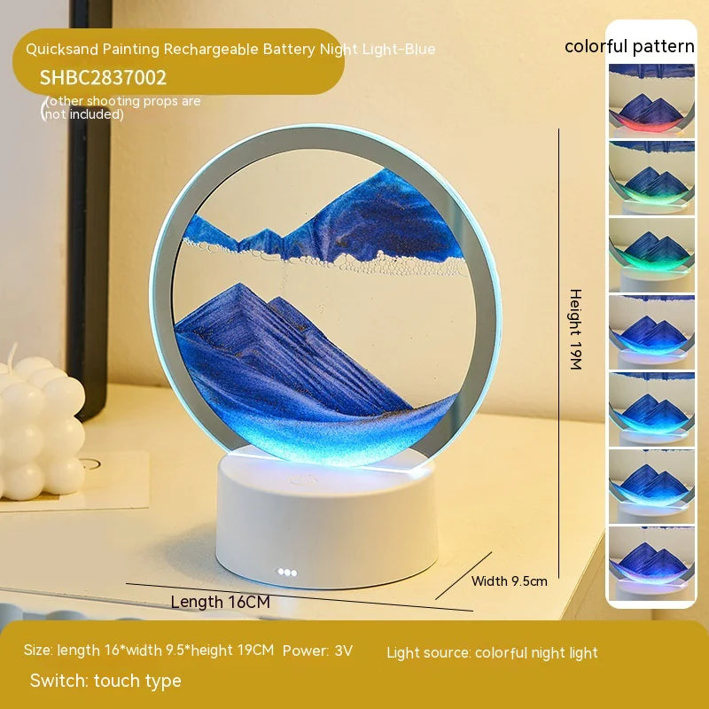Creative Gift Quicksand Lamp Decorative Lamp - KENDRI SHOP