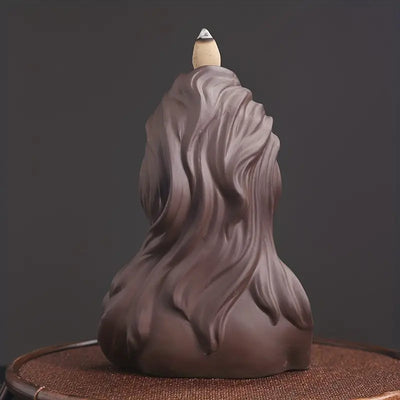 Ceramic Sandalwood Backflow Incense Burner (1pc) - KENDRI SHOP