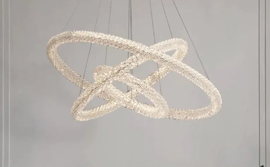 Crystal Ring Chandelier - KENDRI SHOP