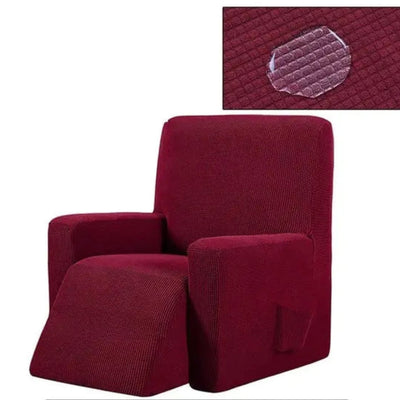 Waterproof Checkered Elastic Sofa Cover for Recliners - KENDRI SHOP