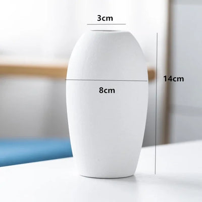 Mediterranean Frosted Ceramic Vase - KENDRI SHOP