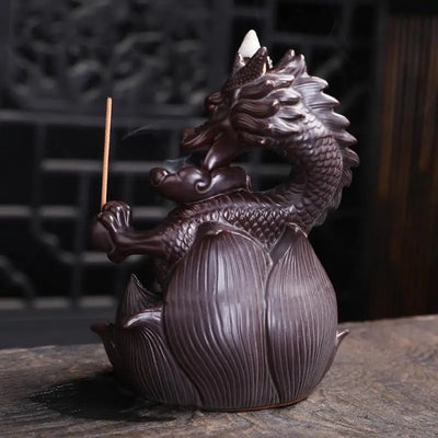 Ceramic Dragon Incense Burner - KENDRI SHOP