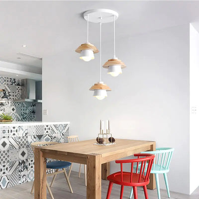 Modern Style Wooden Acorn Chandelier - KENDRI SHOP
