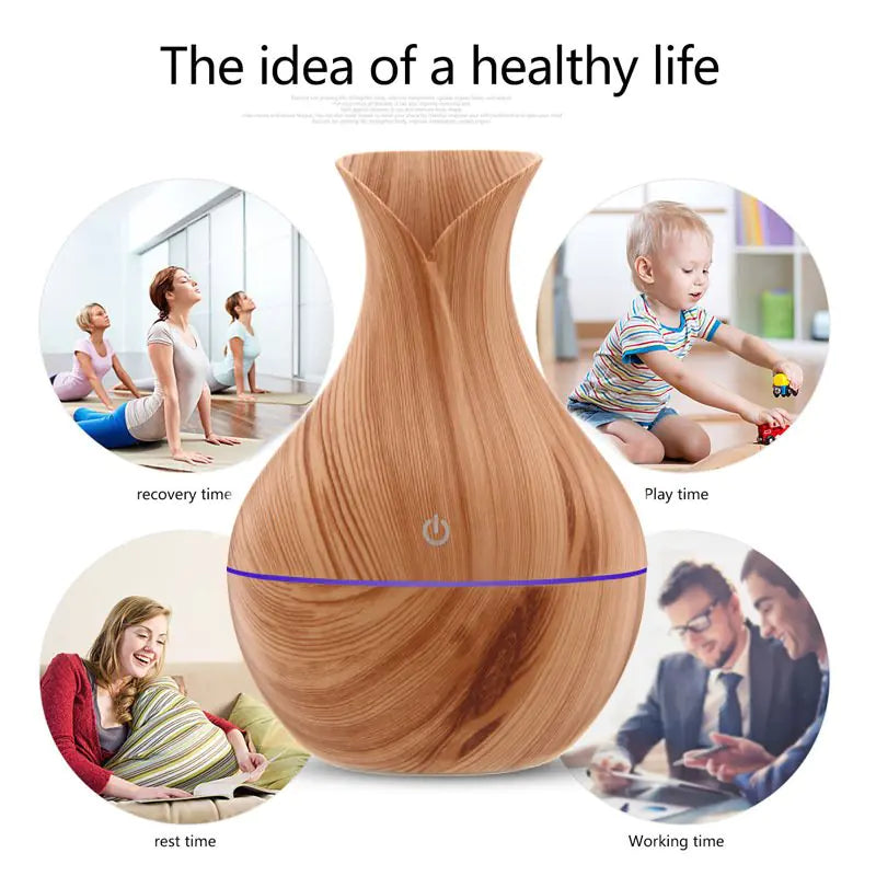 LED Ultrasonic Aromatherapy Essential Oil Diffuser - KENDRI SHOP