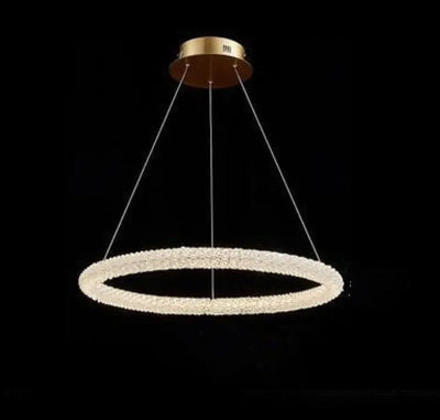 Crystal Ring Chandelier - KENDRI SHOP